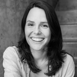 Liz Hobart headshot BW Liz Hobart headshot BW